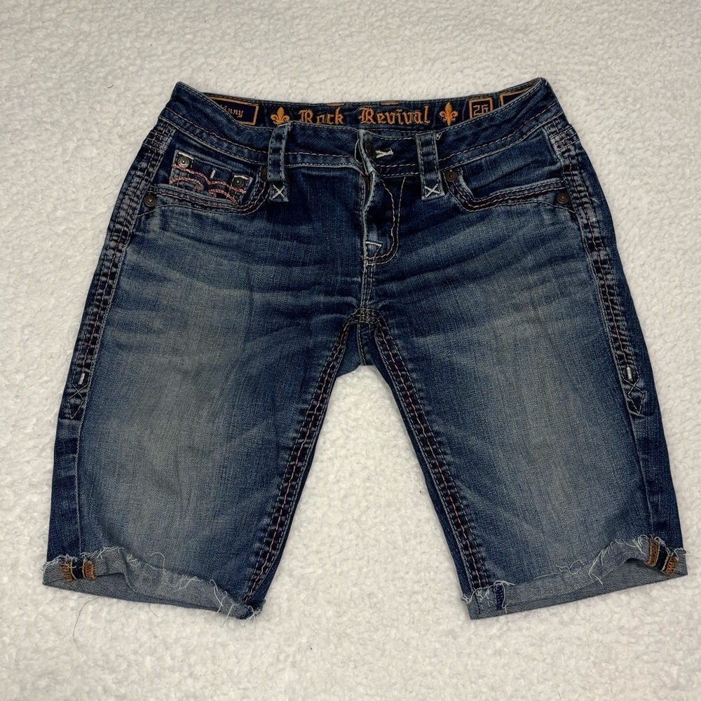 Rock Revival Women Alivia Cut Out Denim Shorts